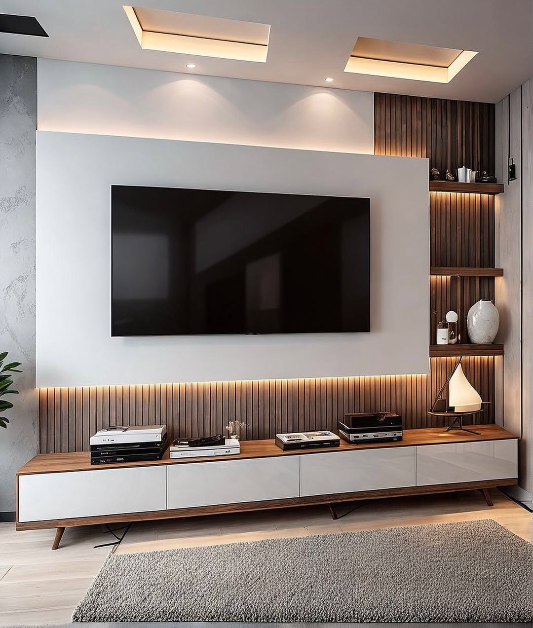 23 Modern Living Room TV Wall Ideas & Inspirations