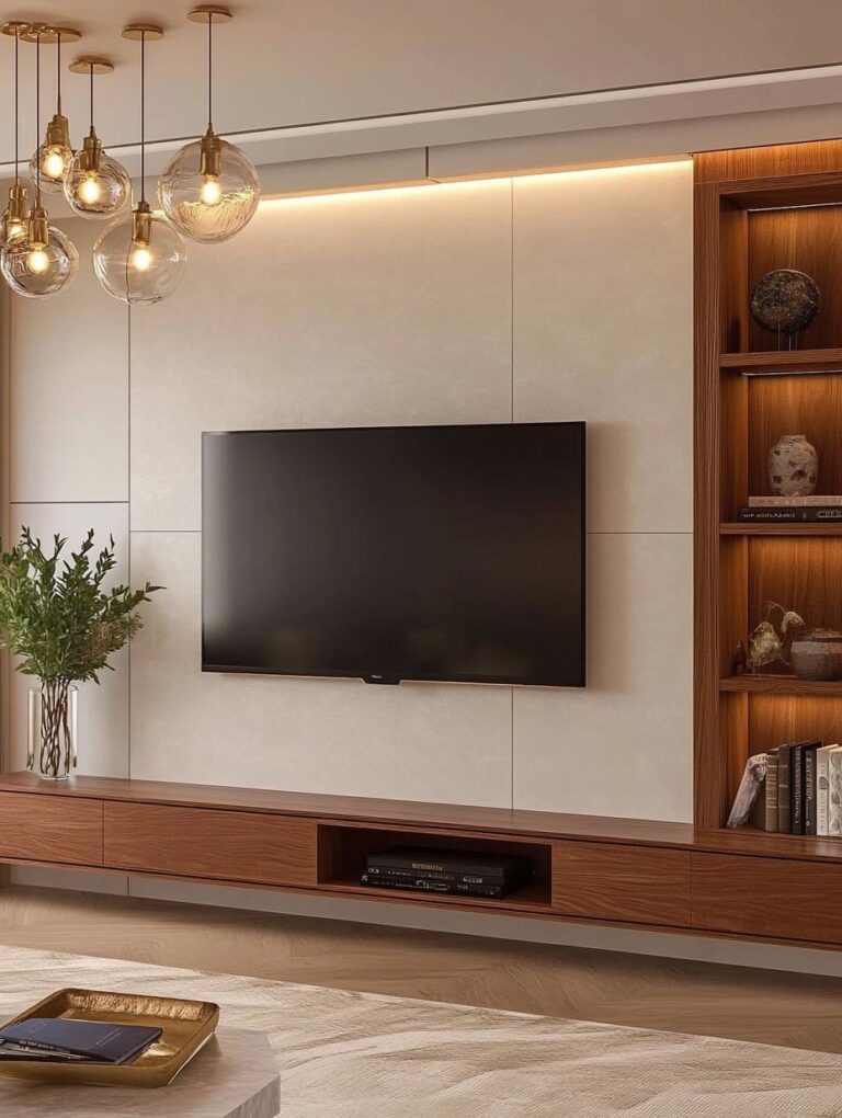 23 Modern Living Room TV Wall Ideas & Inspirations