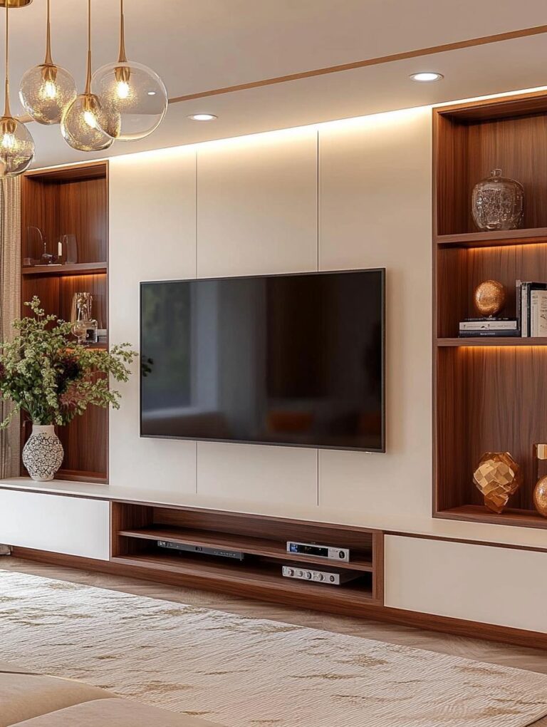 23 Modern Living Room TV Wall Ideas & Inspirations