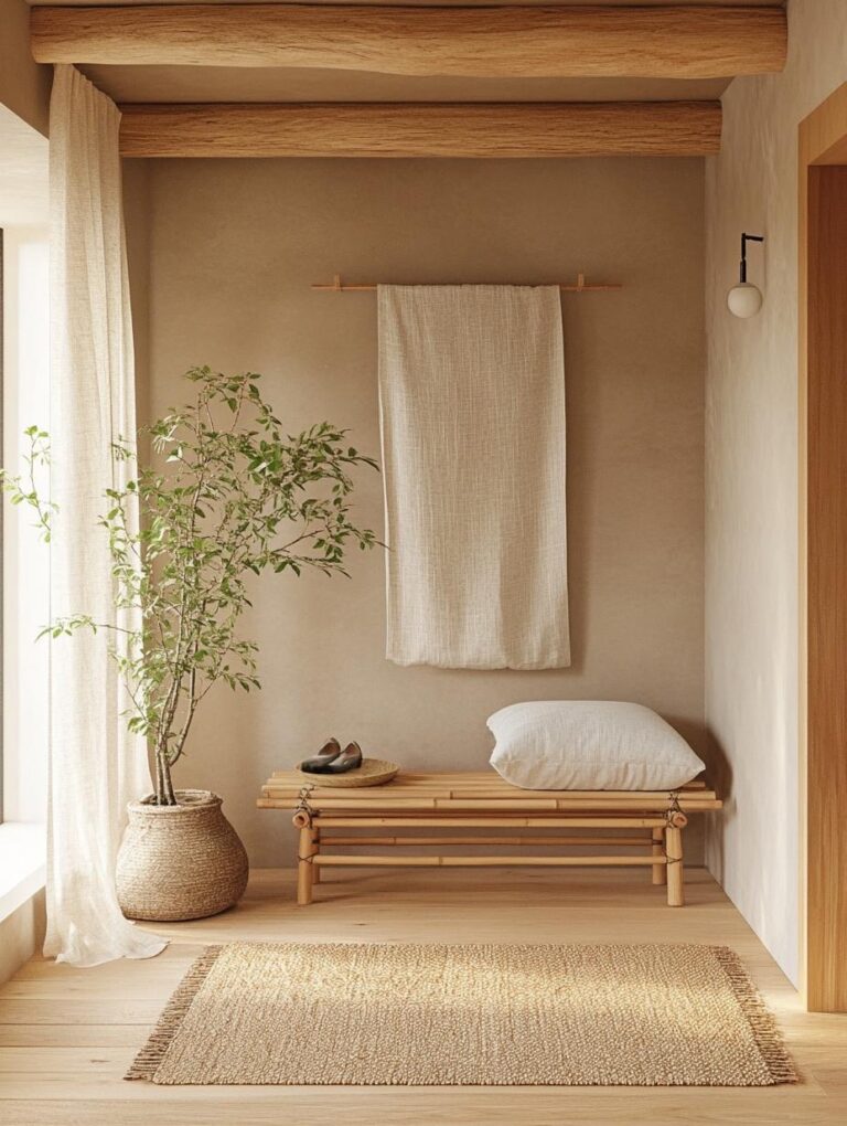 21 Japandi Entryway Ideas for a Calm & Stylish Welcome