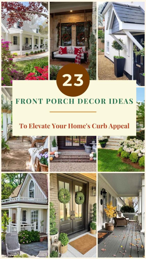 23 Front Porch Decor Ideas to Elevate Your Home's Curb Appeal