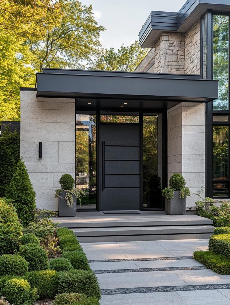 14 Modern And Stylish Metal Entry Doors for a Bold First Impression