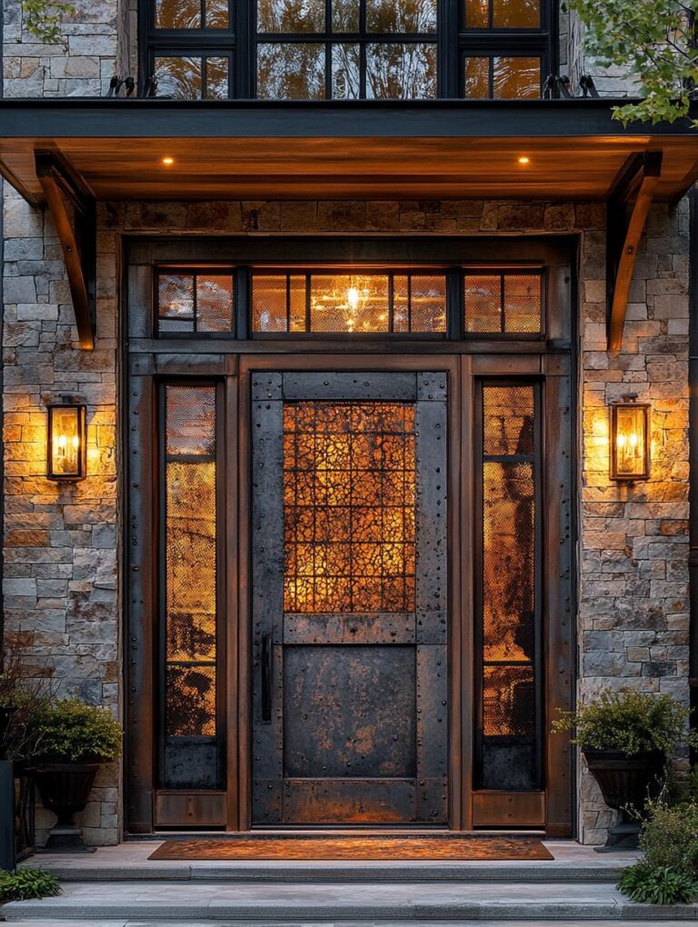 14 Modern And Stylish Metal Entry Doors for a Bold First Impression