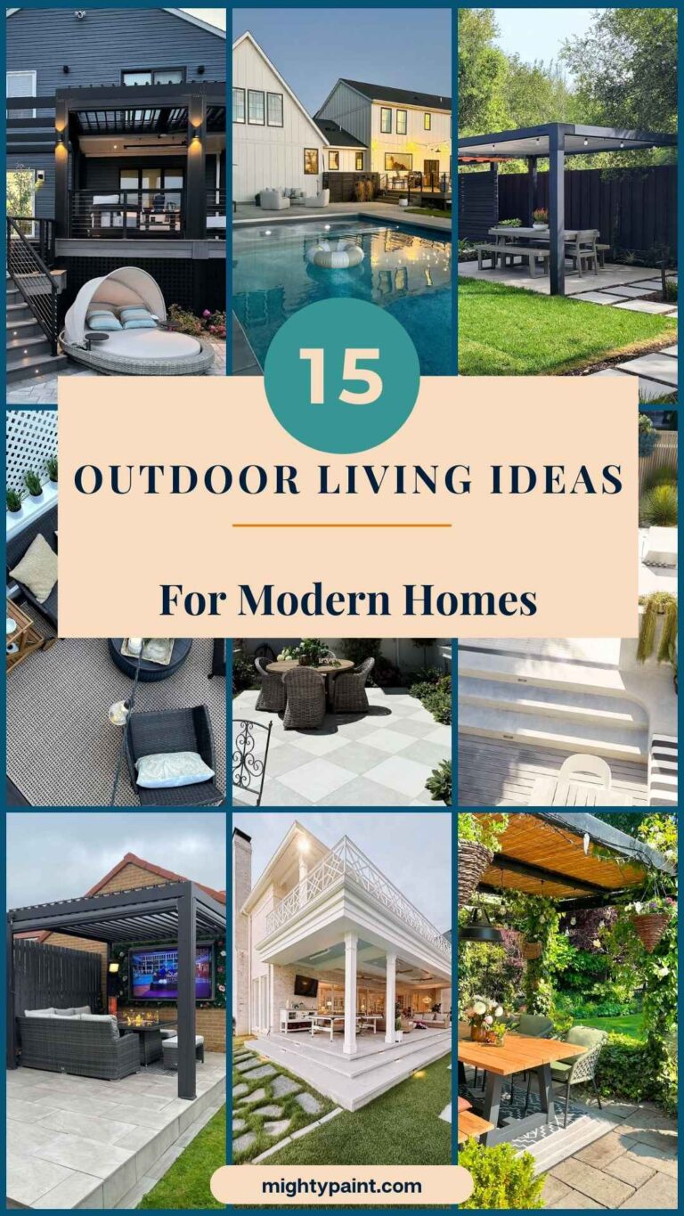 15 Stunning Outdoor Living Design Ideas for Modern Homes