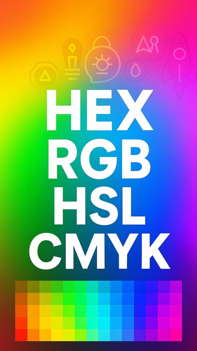 Online Color Converter – HEX ⇄ RGB ⇄ HSL ⇄ HSV ⇄ CMYK