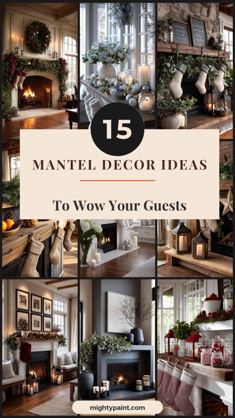 15 Festive Holiday Mantel Decor Ideas to Wow Your Guests