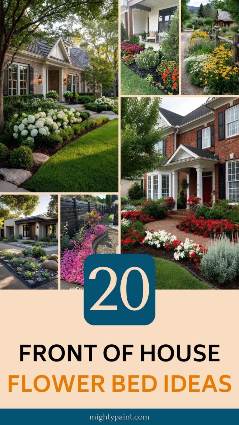20 Front of House Flower Bed Ideas to Instantly Boost Curb Appeal