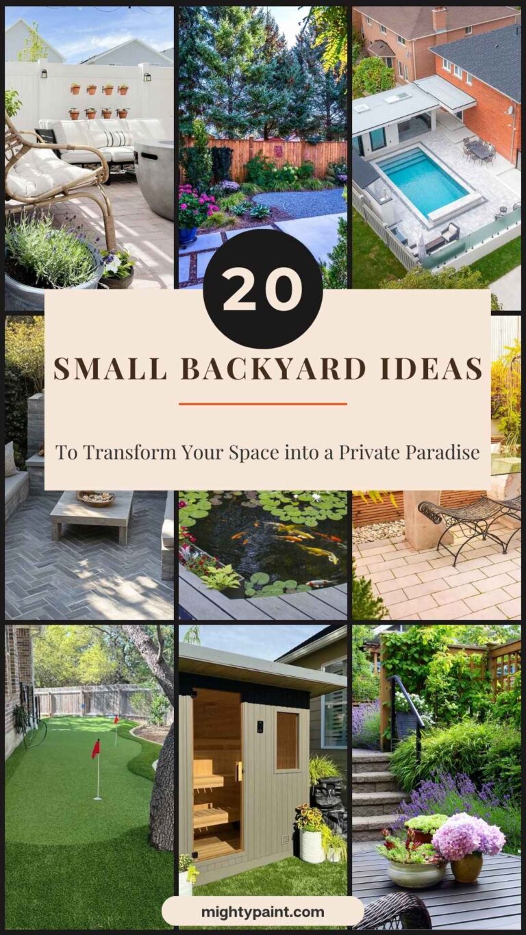 20 Small Backyard Ideas to Transform Your Space into a Private Paradise