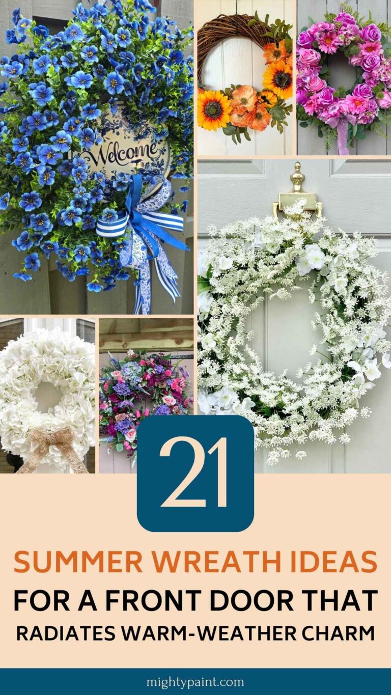 21 Summer Wreath Ideas For a Front Door That Radiates Warm-Weather Charm