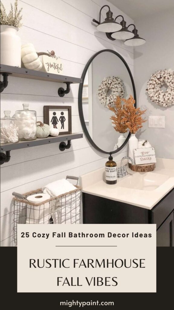 🍂 25 Cozy Fall Bathroom Décor Ideas to Warm Up Your Space