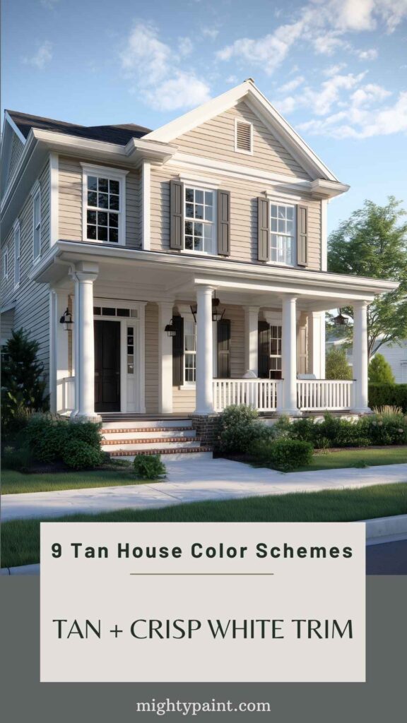 Stunning Tan House Color Schemes That Elevate Curb Appeal