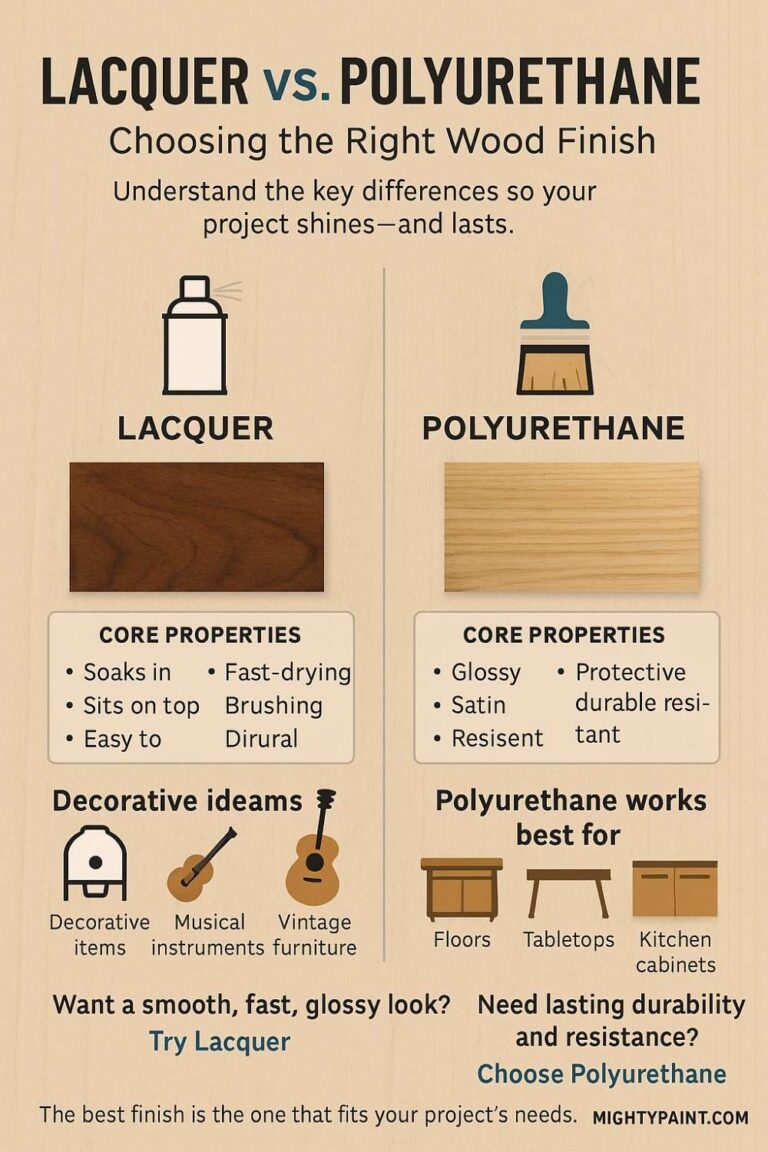 Lacquer vs Polyurethane: What Is the Difference for Wood Finishes?