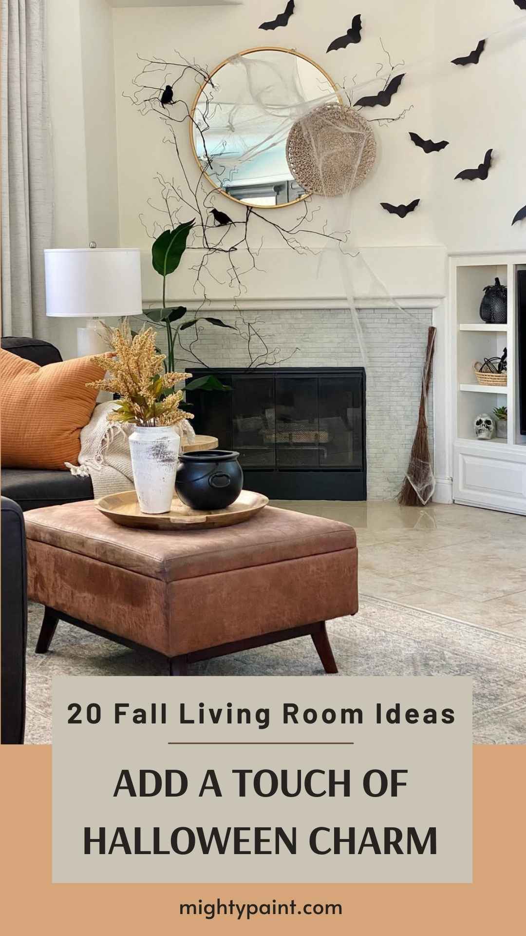 20 Fall Living Room Ideas: Add a Touch of Halloween Charm