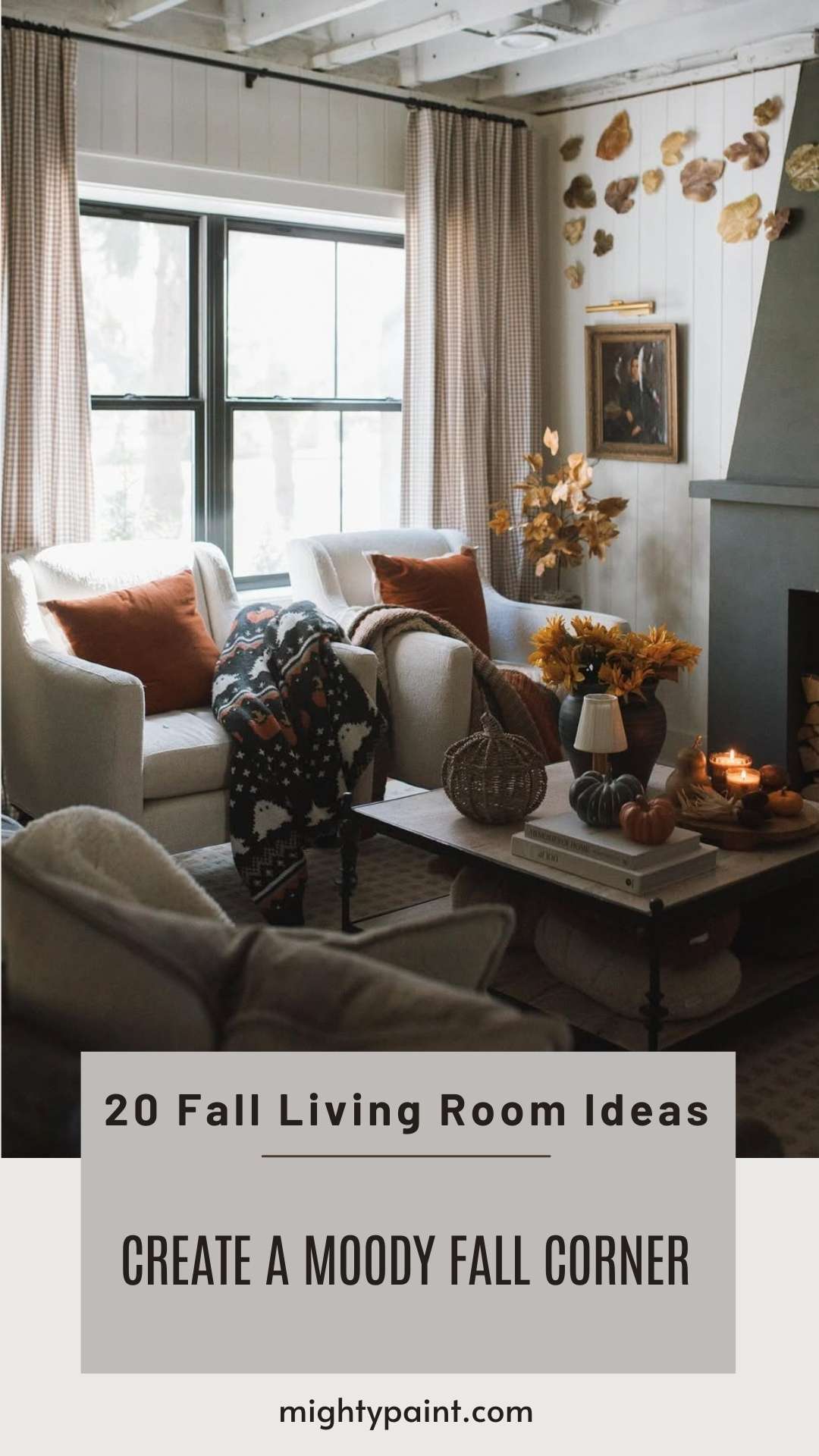 20 Fall Living Room Ideas: Create a Moody Fall Corner