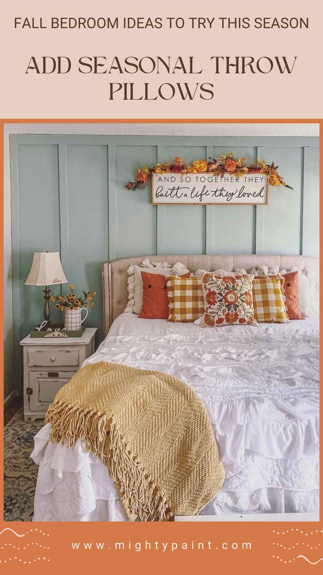 25 Cozy Fall Bedroom Ideas: [Add Seasonal Throw Pillows]