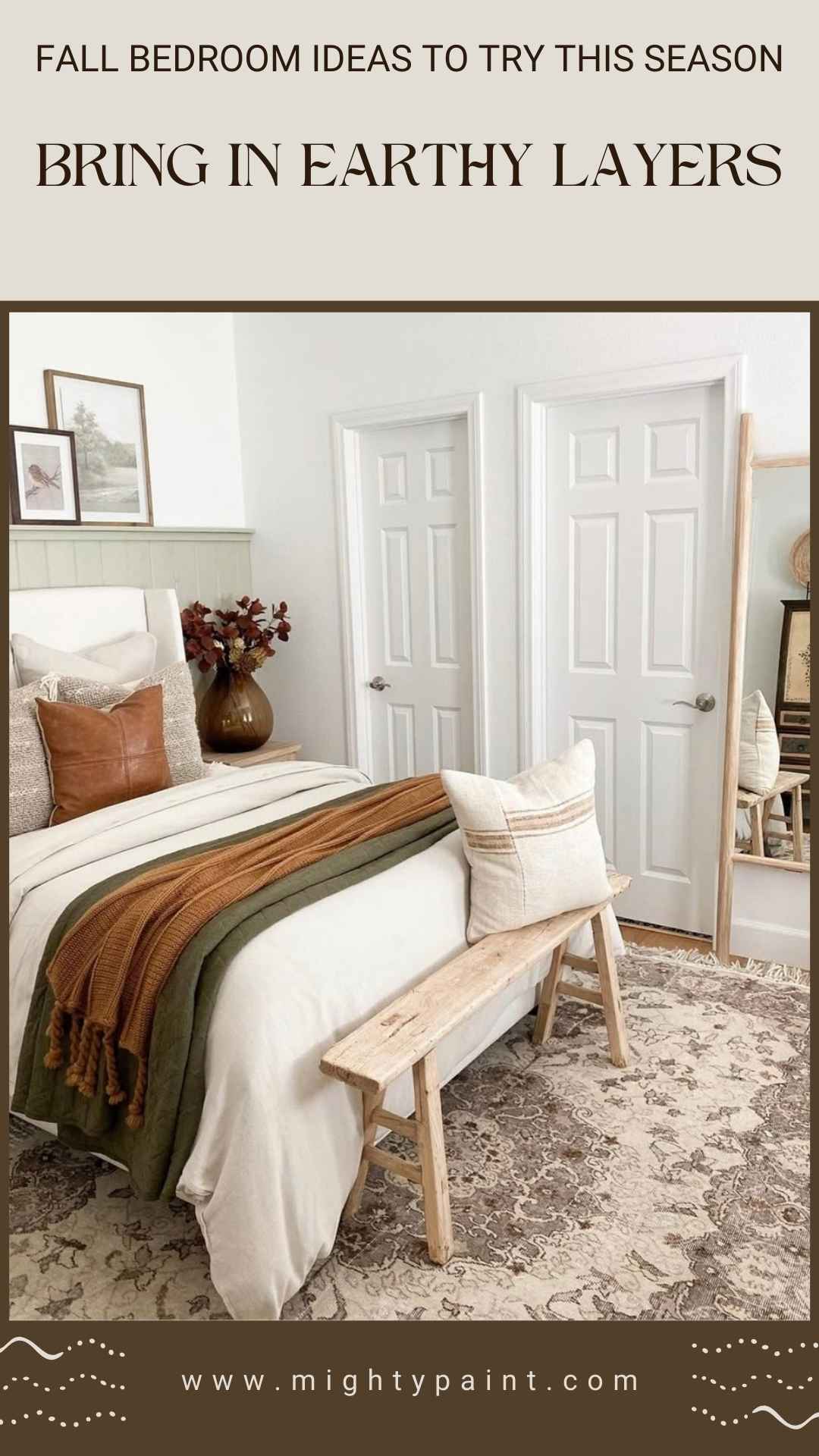 25 Cozy Fall Bedroom Ideas: Bring in Earthy Layers