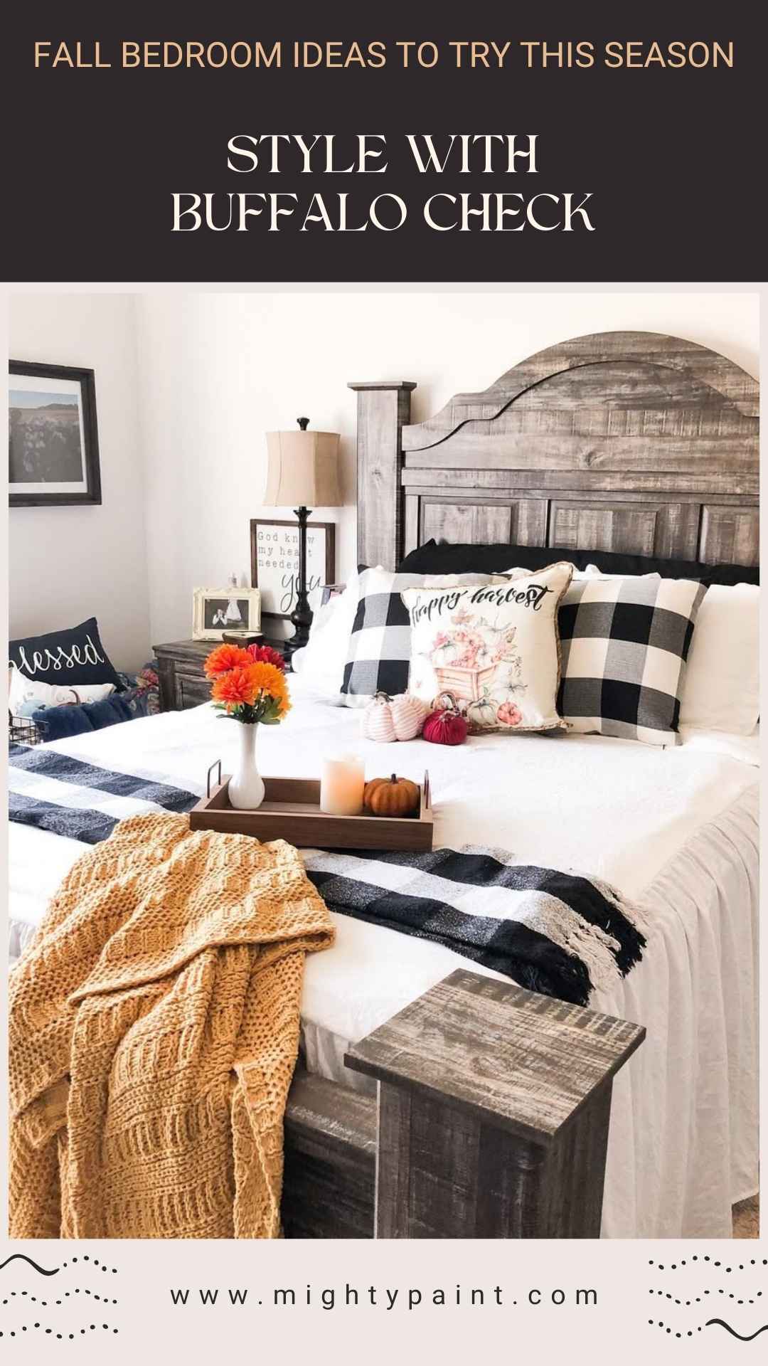 25 Cozy Fall Bedroom Ideas: Style with Buffalo Check
