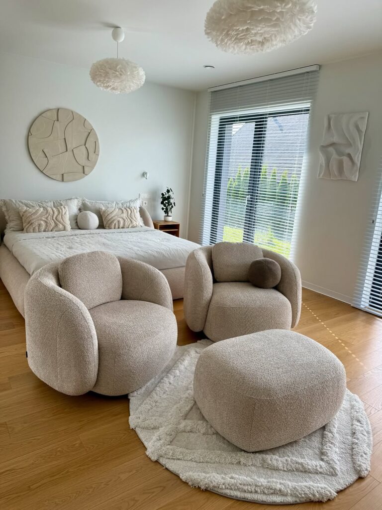 Japandi Bedroom Paint Colors: Neutral Foundations with Soothing Sage Accents