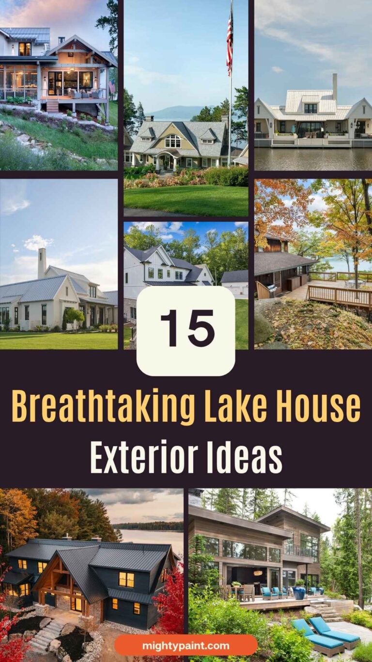 Breathtaking Lake House Exterior Ideas That Blend Nature and Design