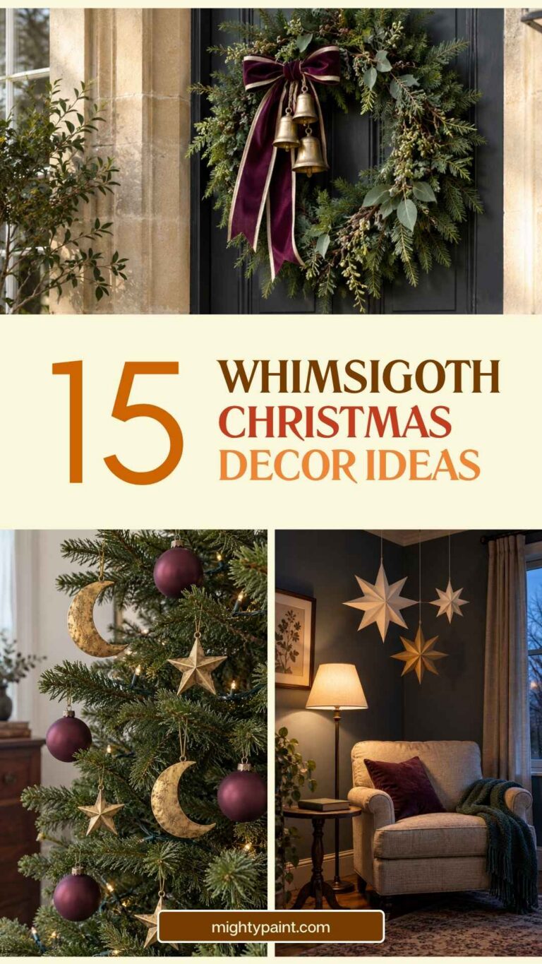 Whimsigoth Christmas Decorating Ideas in Plum, Emerald and Antique Gold